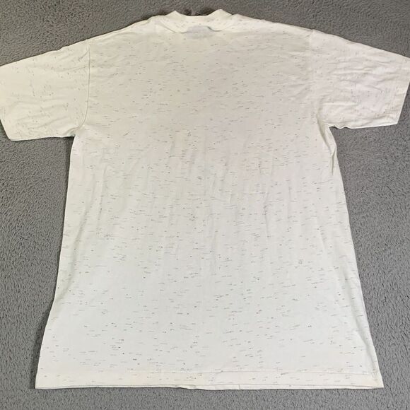 Vintage Santa Cruz T-Shirt Mens Medium Oneita Power-T 90s Art Fish Graphic Tee - Picture 8 of 9